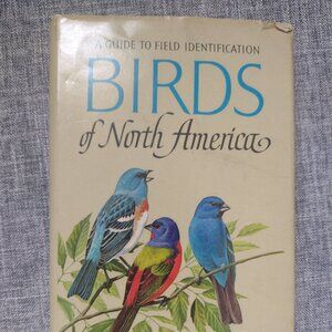1966 BIRDS OF NORTH AMERICA:A GUIDE TO FIELD IDENTIFICATION Golden book HCw/DJ